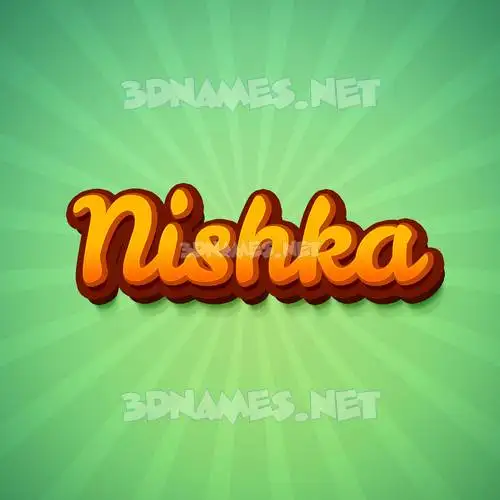 nishka in Green Rays style - 3D name wallpaper nishka in Green Rays style - 3D name wallpaper