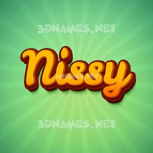 nissy in Green Rays style - 3D name wallpaper nissy in Green Rays style - 3D name wallpaper