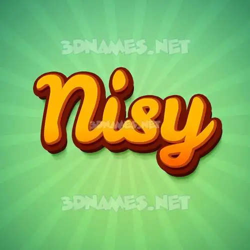 nisy in Green Rays style - 3D name wallpaper nisy in Green Rays style - 3D name wallpaper