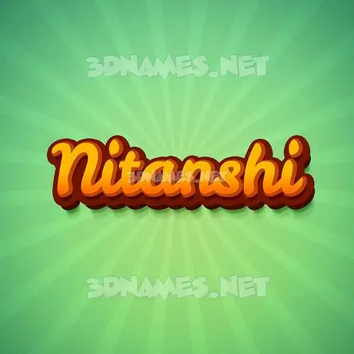 nitanshi in Green Rays style - 3D name wallpaper nitanshi in Green Rays style - 3D name wallpaper
