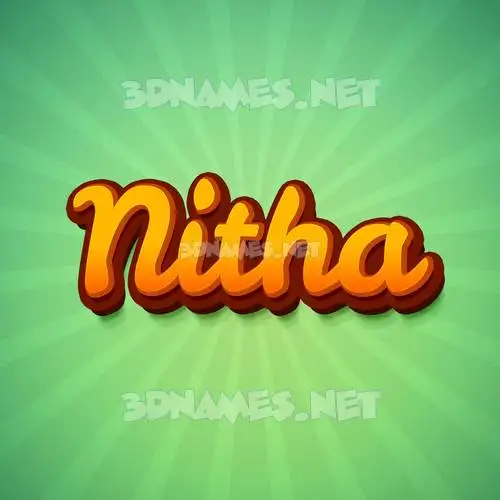 nitha in Green Rays style - 3D name wallpaper nitha in Green Rays style - 3D name wallpaper