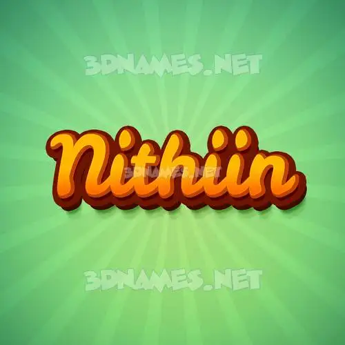 nithiin in Green Rays style - 3D name wallpaper nithiin in Green Rays style - 3D name wallpaper