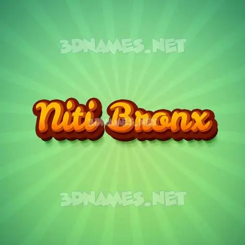niti bronx in Green Rays style - 3D name wallpaper niti bronx in Green Rays style - 3D name wallpaper