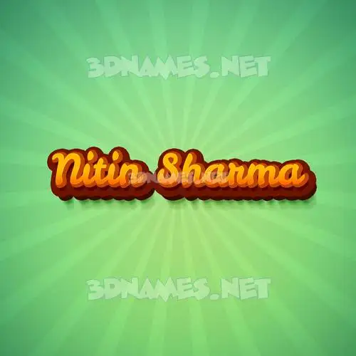 nitin sharma in Green Rays style - 3D name wallpaper nitin sharma in Green Rays style - 3D name wallpaper