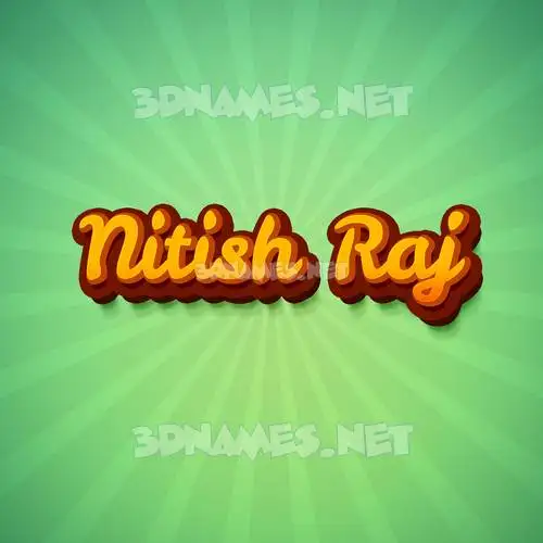 nitish raj in Green Rays style - 3D name wallpaper nitish raj in Green Rays style - 3D name wallpaper