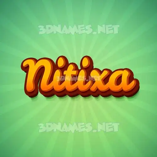 nitixa in Green Rays style - 3D name wallpaper nitixa in Green Rays style - 3D name wallpaper
