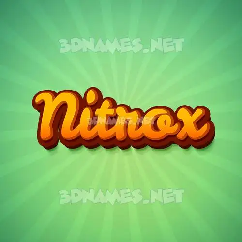 nitrox in Green Rays style - 3D name wallpaper nitrox in Green Rays style - 3D name wallpaper