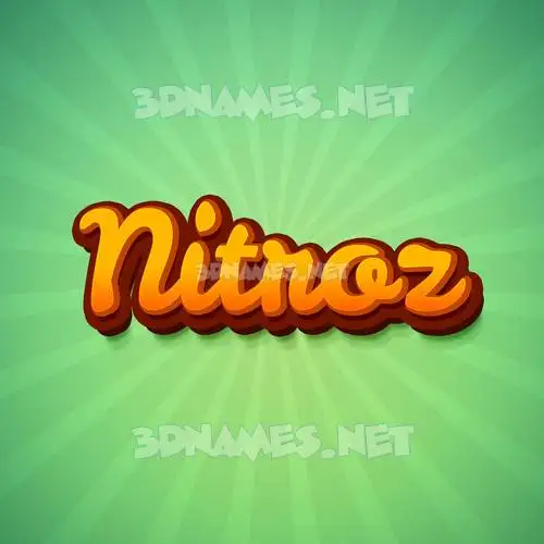 nitroz in Green Rays style - 3D name wallpaper nitroz in Green Rays style - 3D name wallpaper