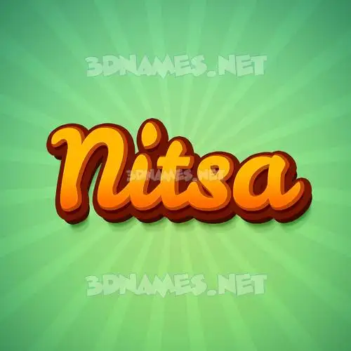 nitsa in Green Rays style - 3D name wallpaper nitsa in Green Rays style - 3D name wallpaper