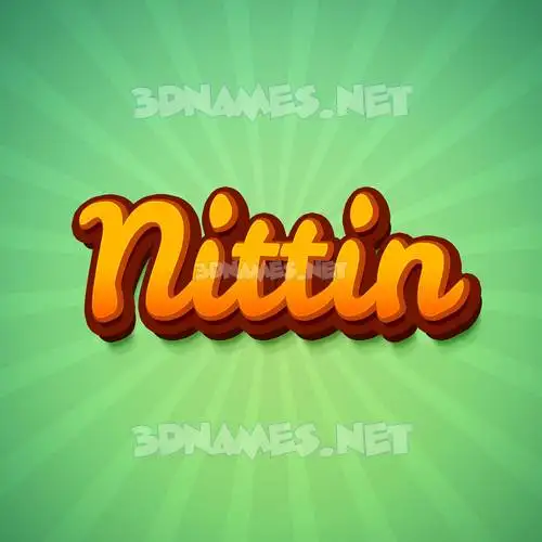nittin in Green Rays style - 3D name wallpaper nittin in Green Rays style - 3D name wallpaper