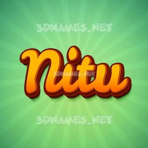 nitu in Green Rays style - 3D name wallpaper nitu in Green Rays style - 3D name wallpaper