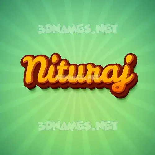 nituraj in Green Rays style - 3D name wallpaper nituraj in Green Rays style - 3D name wallpaper