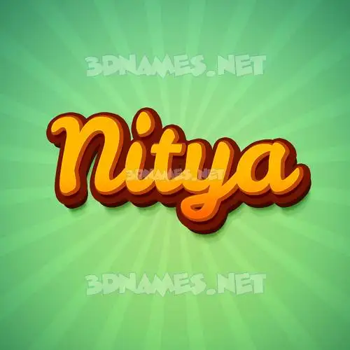 nitya in Green Rays style - 3D name wallpaper nitya in Green Rays style - 3D name wallpaper