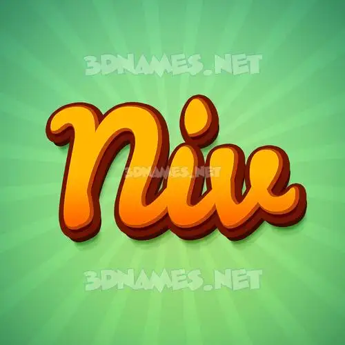 niv in Green Rays style - 3D name wallpaper niv in Green Rays style - 3D name wallpaper