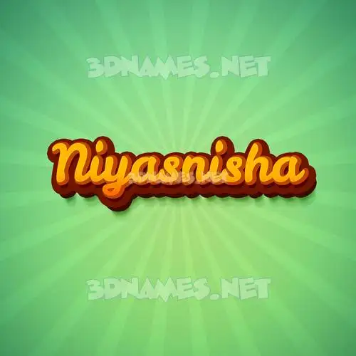 niyasnisha in Green Rays style - 3D name wallpaper niyasnisha in Green Rays style - 3D name wallpaper