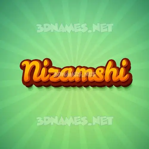 nizamshi in Green Rays style - 3D name wallpaper nizamshi in Green Rays style - 3D name wallpaper
