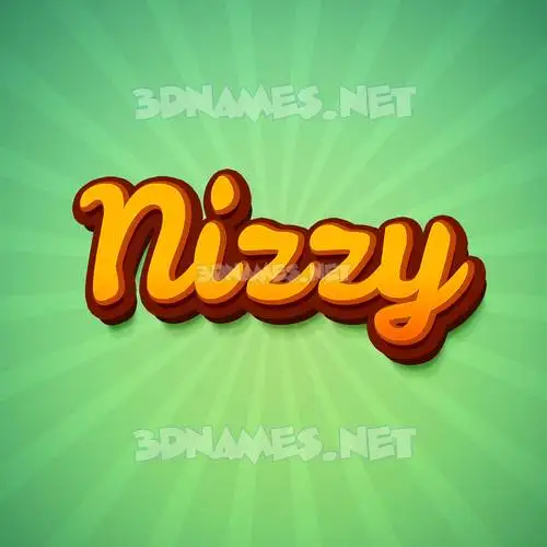 nizzy in Green Rays style - 3D name wallpaper nizzy in Green Rays style - 3D name wallpaper