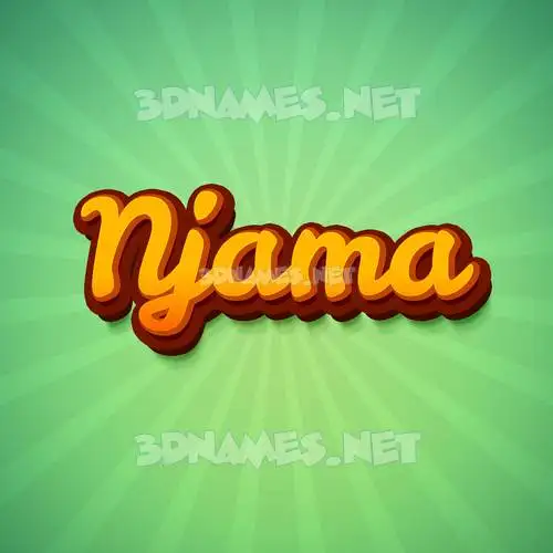 njama in Green Rays style - 3D name wallpaper njama in Green Rays style - 3D name wallpaper
