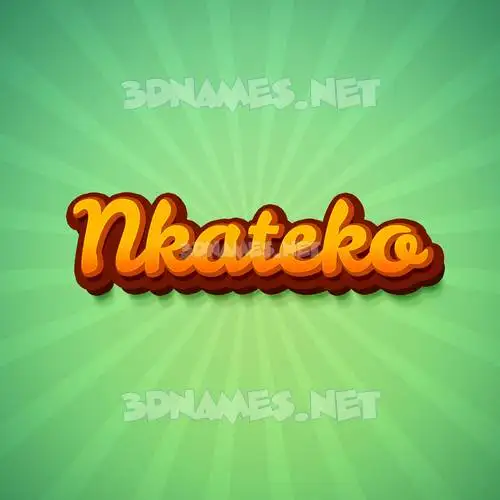 nkateko in Green Rays style - 3D name wallpaper nkateko in Green Rays style - 3D name wallpaper