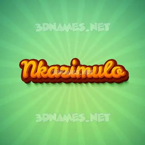 nkazimulo in Green Rays style - 3D name wallpaper nkazimulo in Green Rays style - 3D name wallpaper