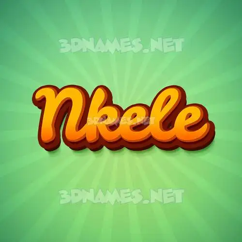 nkele in Green Rays style - 3D name wallpaper nkele in Green Rays style - 3D name wallpaper