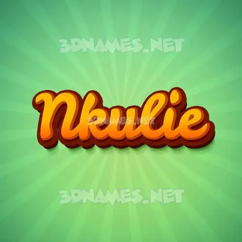 nkulie in Green Rays style - 3D name wallpaper nkulie in Green Rays style - 3D name wallpaper