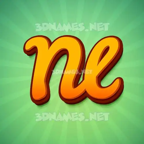 nl in Green Rays style - 3D name wallpaper nl in Green Rays style - 3D name wallpaper