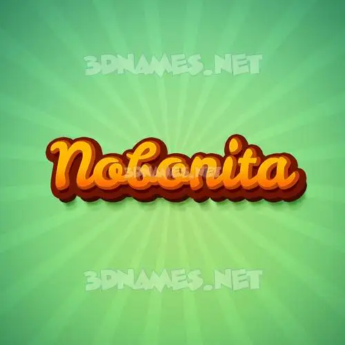 nobonita in Green Rays style - 3D name wallpaper nobonita in Green Rays style - 3D name wallpaper