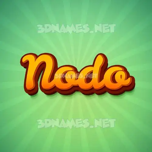 nodo in Green Rays style - 3D name wallpaper nodo in Green Rays style - 3D name wallpaper