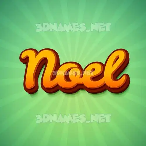 noel in Green Rays style - 3D name wallpaper noel in Green Rays style - 3D name wallpaper
