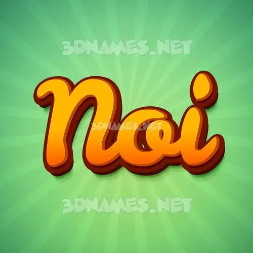 noi in Green Rays style - 3D name wallpaper noi in Green Rays style - 3D name wallpaper