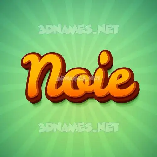 noie in Green Rays style - 3D name wallpaper noie in Green Rays style - 3D name wallpaper