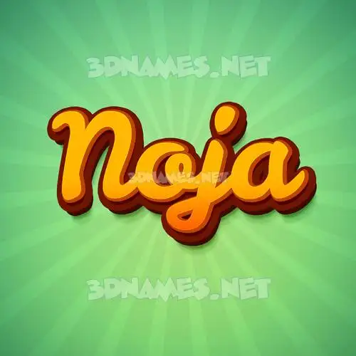 noja in Green Rays style - 3D name wallpaper noja in Green Rays style - 3D name wallpaper