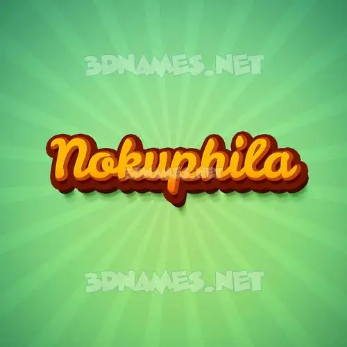 nokuphila in Green Rays style - 3D name wallpaper nokuphila in Green Rays style - 3D name wallpaper