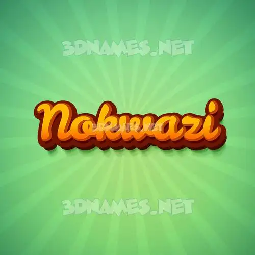 nokwazi in Green Rays style - 3D name wallpaper nokwazi in Green Rays style - 3D name wallpaper