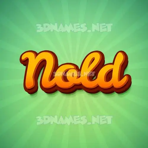 nold in Green Rays style - 3D name wallpaper nold in Green Rays style - 3D name wallpaper