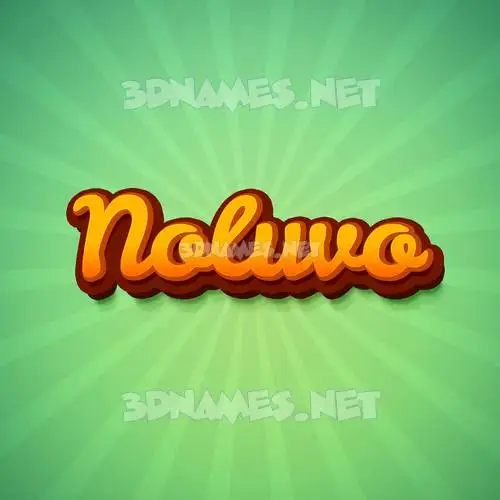 noluvo in Green Rays style - 3D name wallpaper noluvo in Green Rays style - 3D name wallpaper