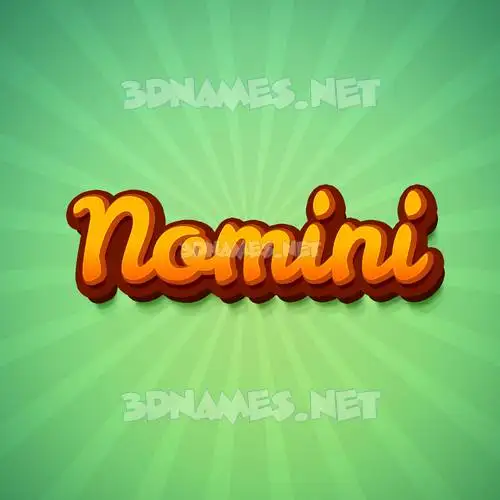 nomini in Green Rays style - 3D name wallpaper nomini in Green Rays style - 3D name wallpaper