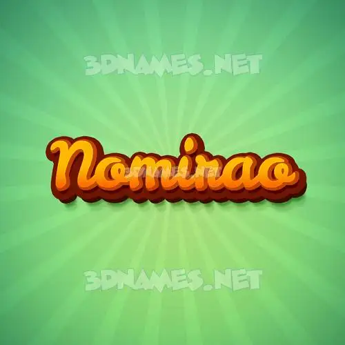 nomirao in Green Rays style - 3D name wallpaper nomirao in Green Rays style - 3D name wallpaper