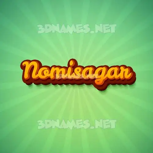 nomisagar in Green Rays style - 3D name wallpaper nomisagar in Green Rays style - 3D name wallpaper