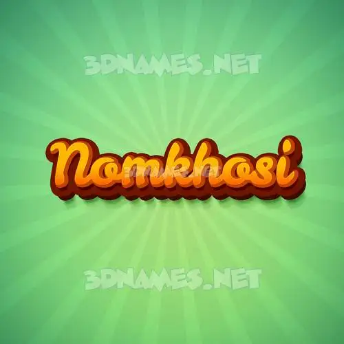 nomkhosi in Green Rays style - 3D name wallpaper nomkhosi in Green Rays style - 3D name wallpaper