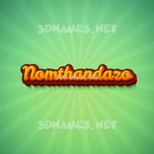 nomthandazo in Green Rays style - 3D name wallpaper nomthandazo in Green Rays style - 3D name wallpaper