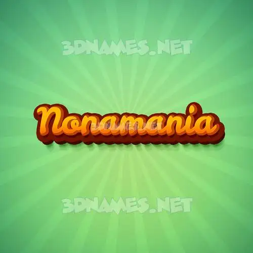 nonamania in Green Rays style - 3D name wallpaper nonamania in Green Rays style - 3D name wallpaper