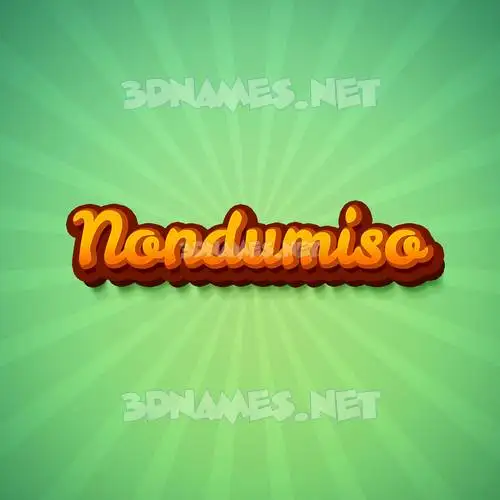 nondumiso in Green Rays style - 3D name wallpaper nondumiso in Green Rays style - 3D name wallpaper