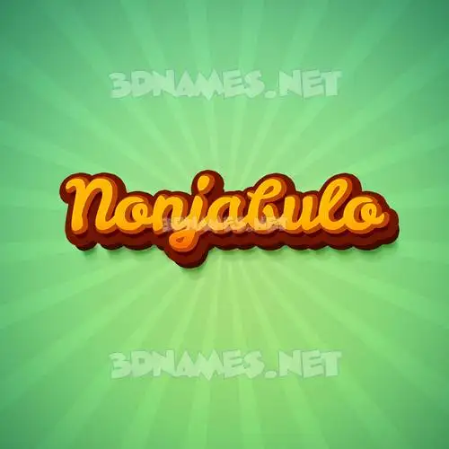 nonjabulo in Green Rays style - 3D name wallpaper nonjabulo in Green Rays style - 3D name wallpaper