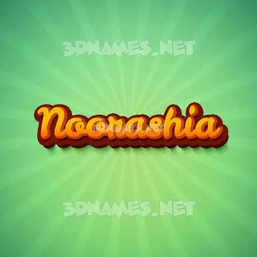 noorashia in Green Rays style - 3D name wallpaper noorashia in Green Rays style - 3D name wallpaper