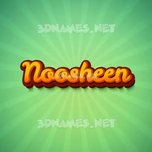 noosheen in Green Rays style - 3D name wallpaper noosheen in Green Rays style - 3D name wallpaper