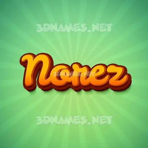 norez in Green Rays style - 3D name wallpaper norez in Green Rays style - 3D name wallpaper