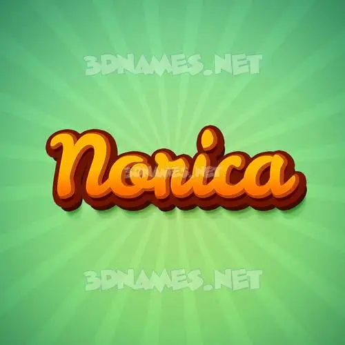 norica in Green Rays style - 3D name wallpaper norica in Green Rays style - 3D name wallpaper