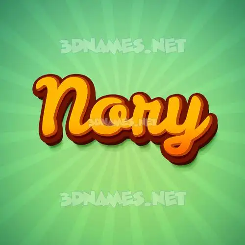 nory in Green Rays style - 3D name wallpaper nory in Green Rays style - 3D name wallpaper
